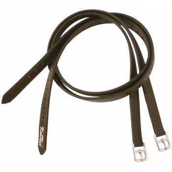 KenTaur Steigbügelriemen Nyloneinlage dark brown 140cm