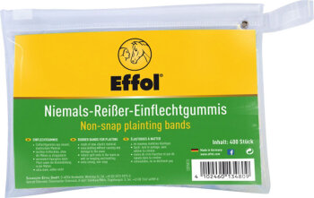 Effol Niemals-Reißer Einflechtgummis, farblos