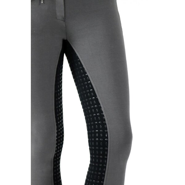 Manski Kinder Reithose LOTTA Grip grey/black 116