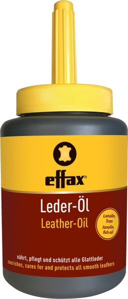 Effax Leder-Öl mit Pinsel 475ml