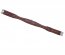 Prestige Ledersattelgurt geschweift mit Dekor A5 tabakbraun 130cm