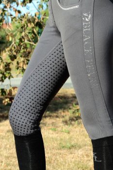 Manski Damen Reithose Black Pearl grey 36