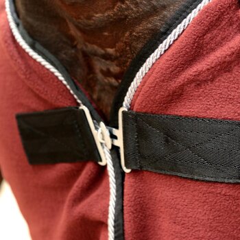 Manski Abschwitzdecke Fleece rusty red 155cm